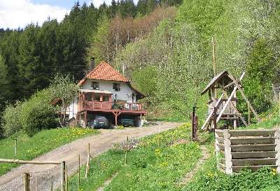 Unser Haus - Sichtweise bei der Anfahrt